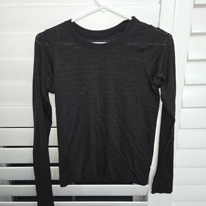 Black Lululemon Breathable Long Sleeve